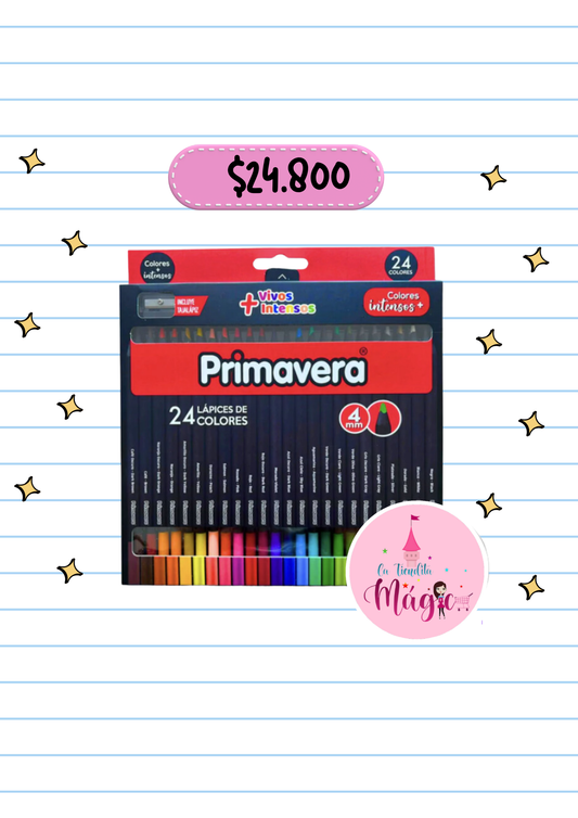 Caja Color Primavera Black X24 Unds Unipunta