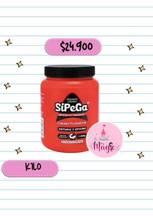 Kilo Pegante Liquido Marca Sipega