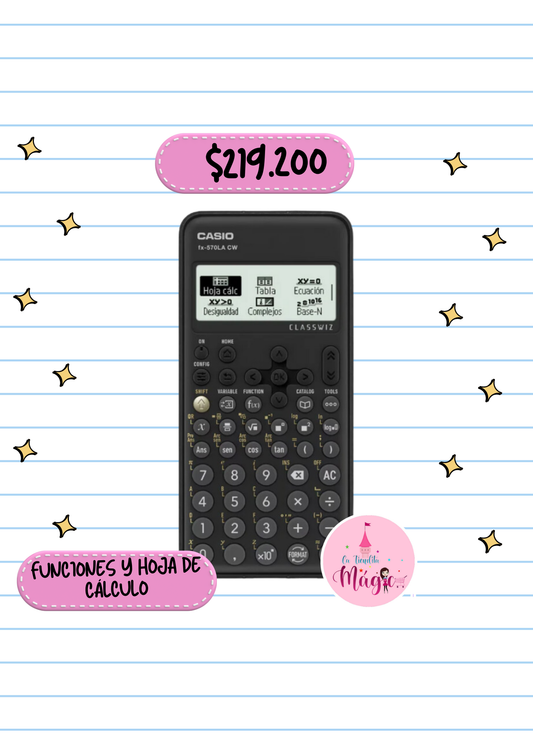 Calculadora Casio Cientifica Fx 570 Lacw 550+ Funciones